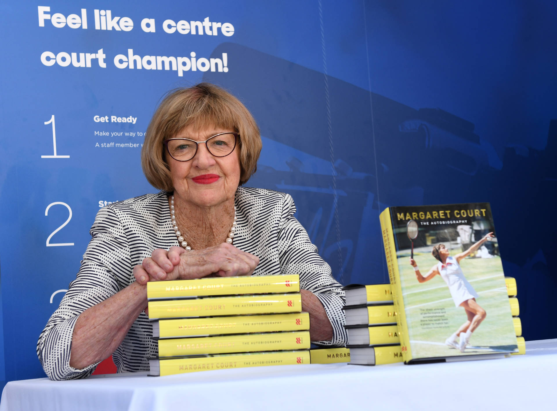 Lançamentodo Livro De Margaret Court. Papel de Parede