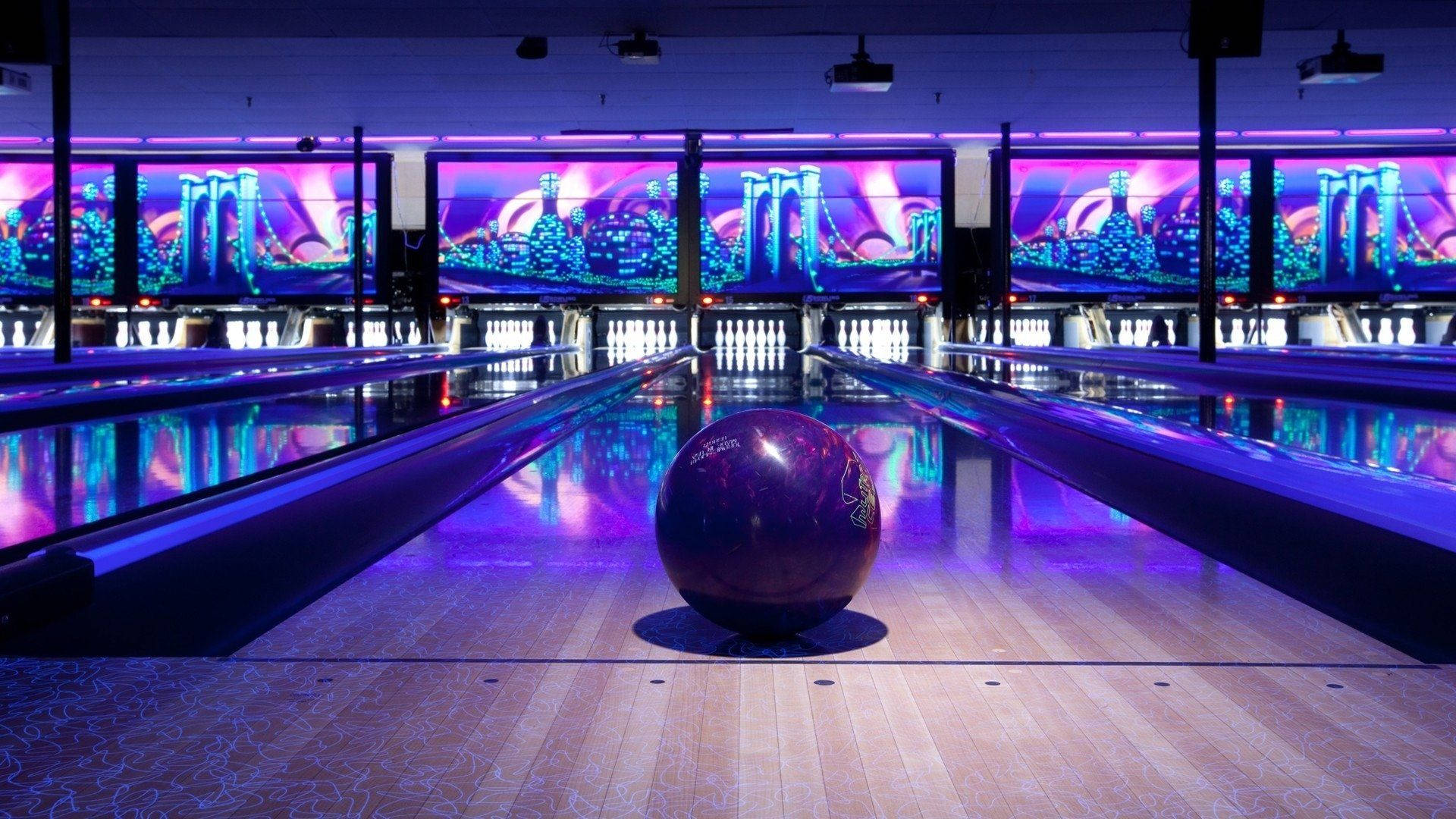 Kosmischesbowling Studio Wallpaper