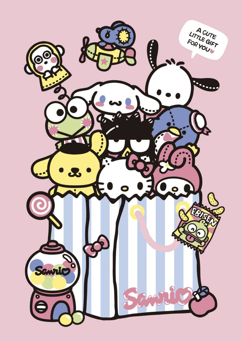 Lad os have noget Sanrio sjov! Wallpaper