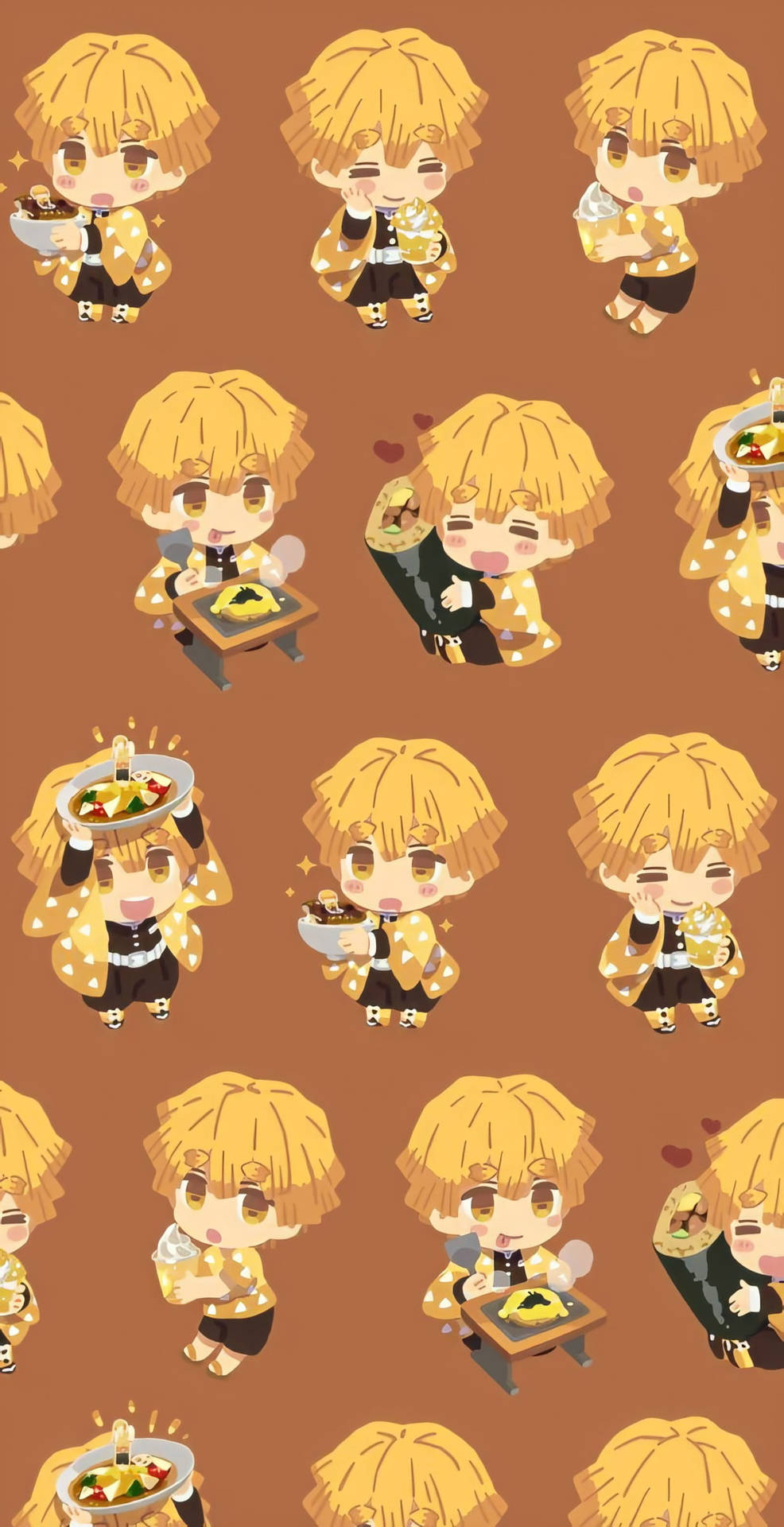 Niedlicheszenitsu Chibi Muster Wallpaper