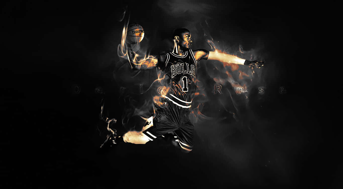 Photo  Derrick Rose, Rising Star of the NBA Wallpaper