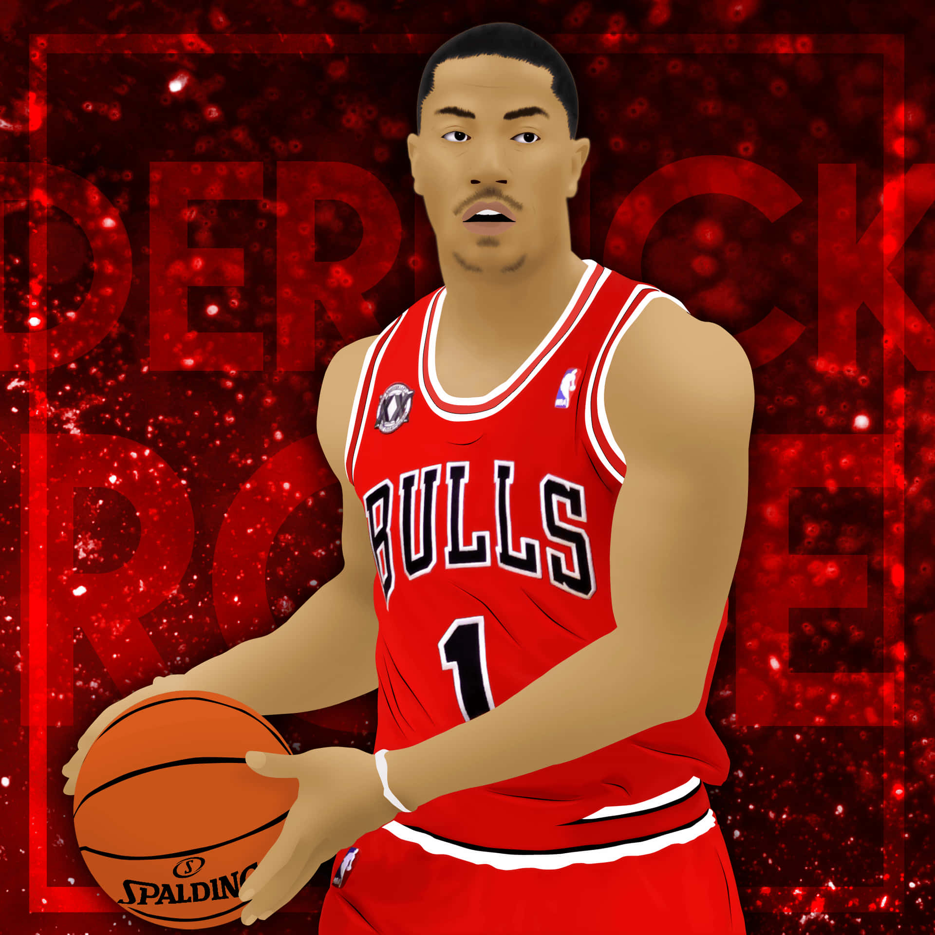 Derrick Rose in Action Wallpaper