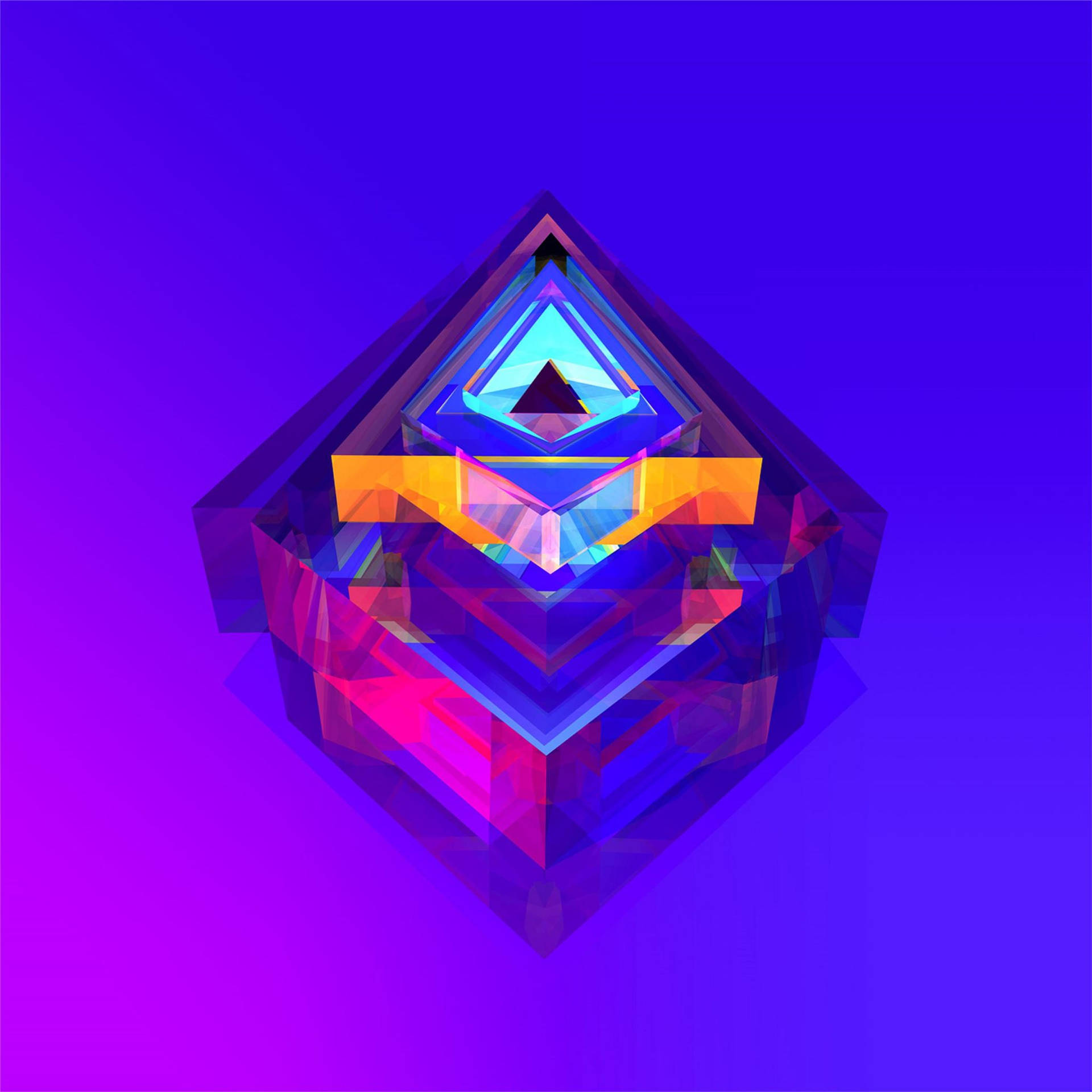 Diamond Abstract Art iPad Air 4 Wallpaper