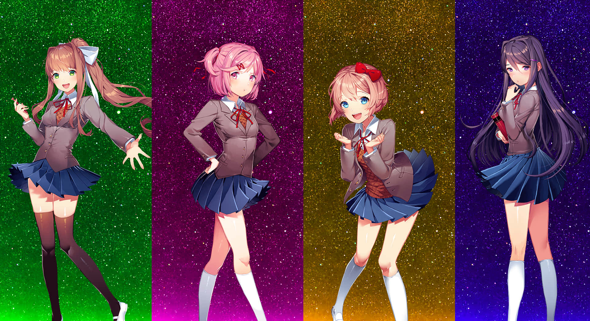 Wagedich, Durch Abenteuer Zu Tanzen - Werde Teil Des Doki Doki Universums. Wallpaper