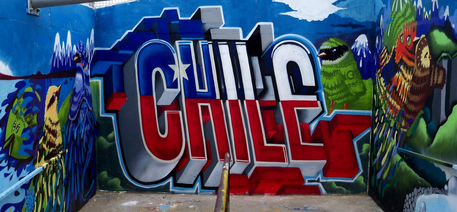 Chile Wall Graffiti Dope Laptop Wallpaper