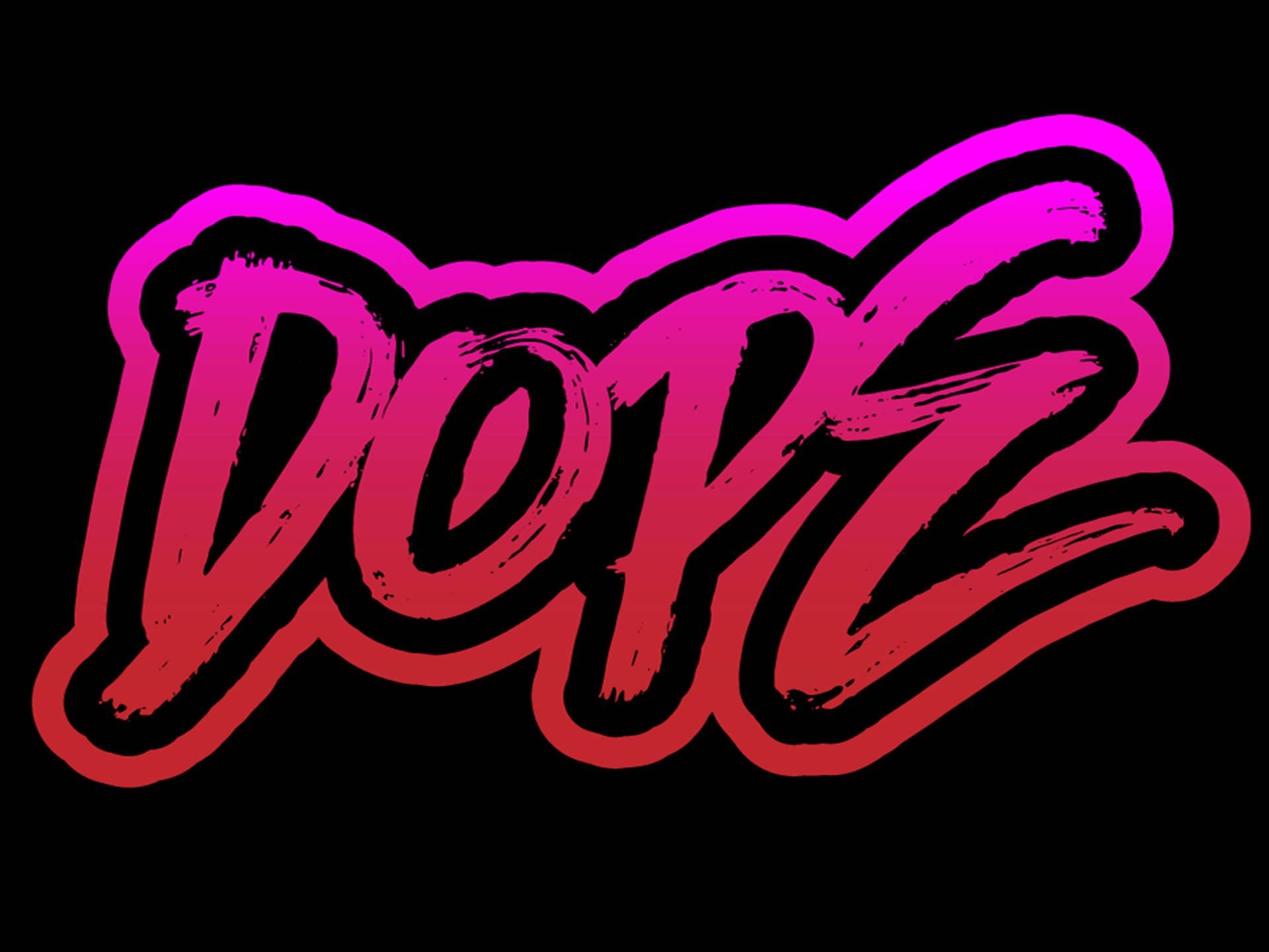 Dope Text Digital Art Wallpaper