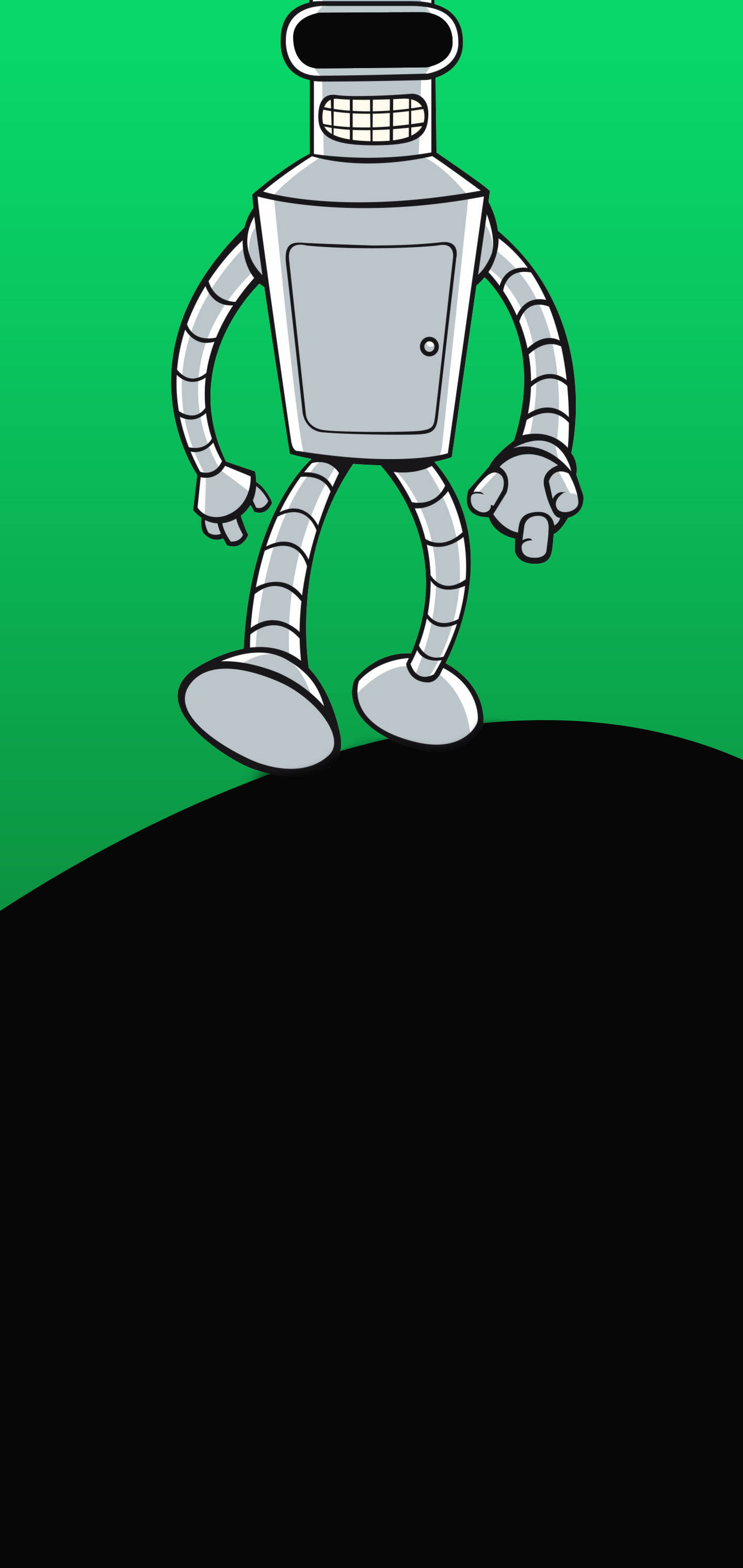 Dot Notch Bender Di Futurama Sfondo