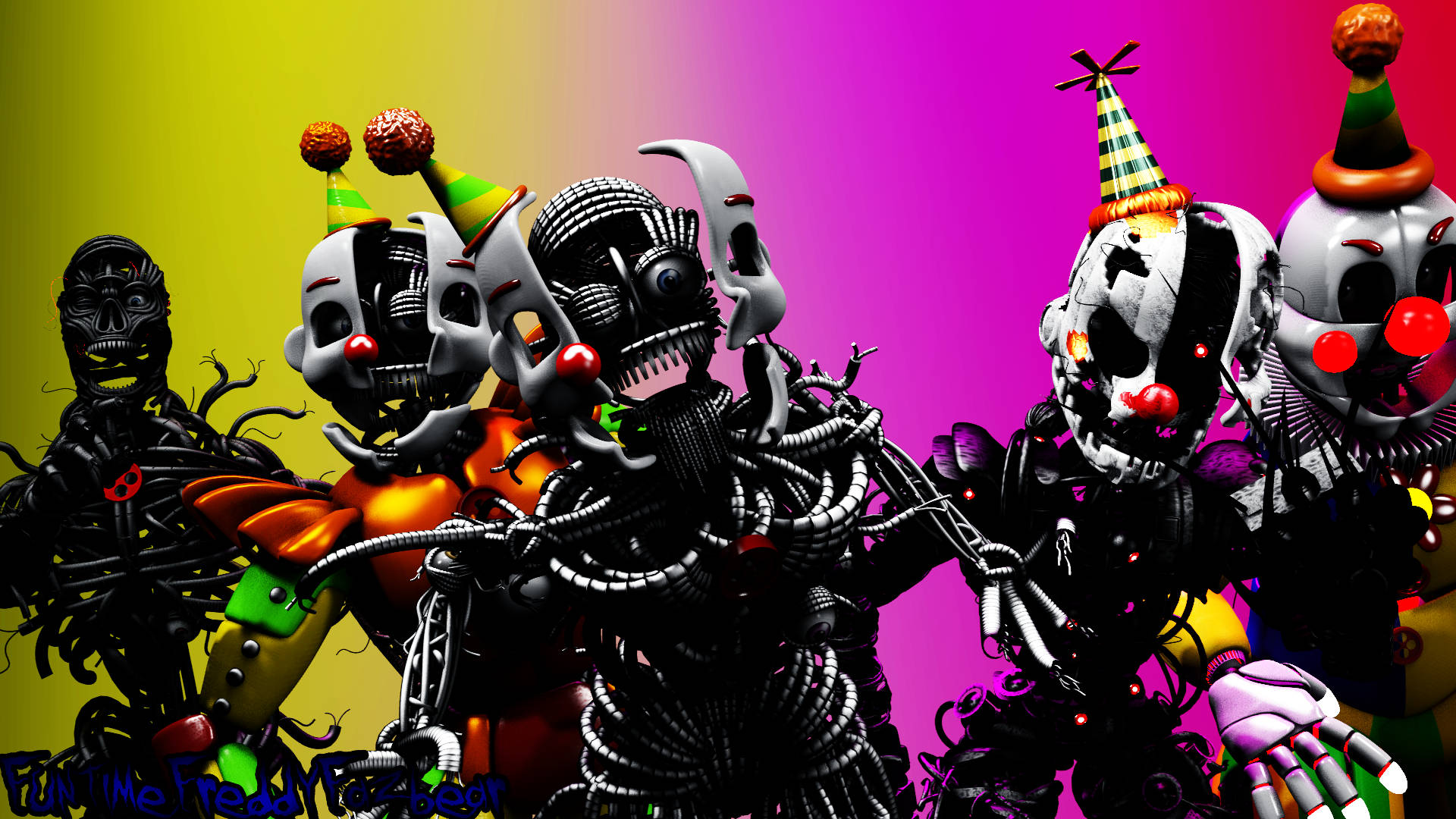 Robotde La Familia Ennard Fondo de pantalla