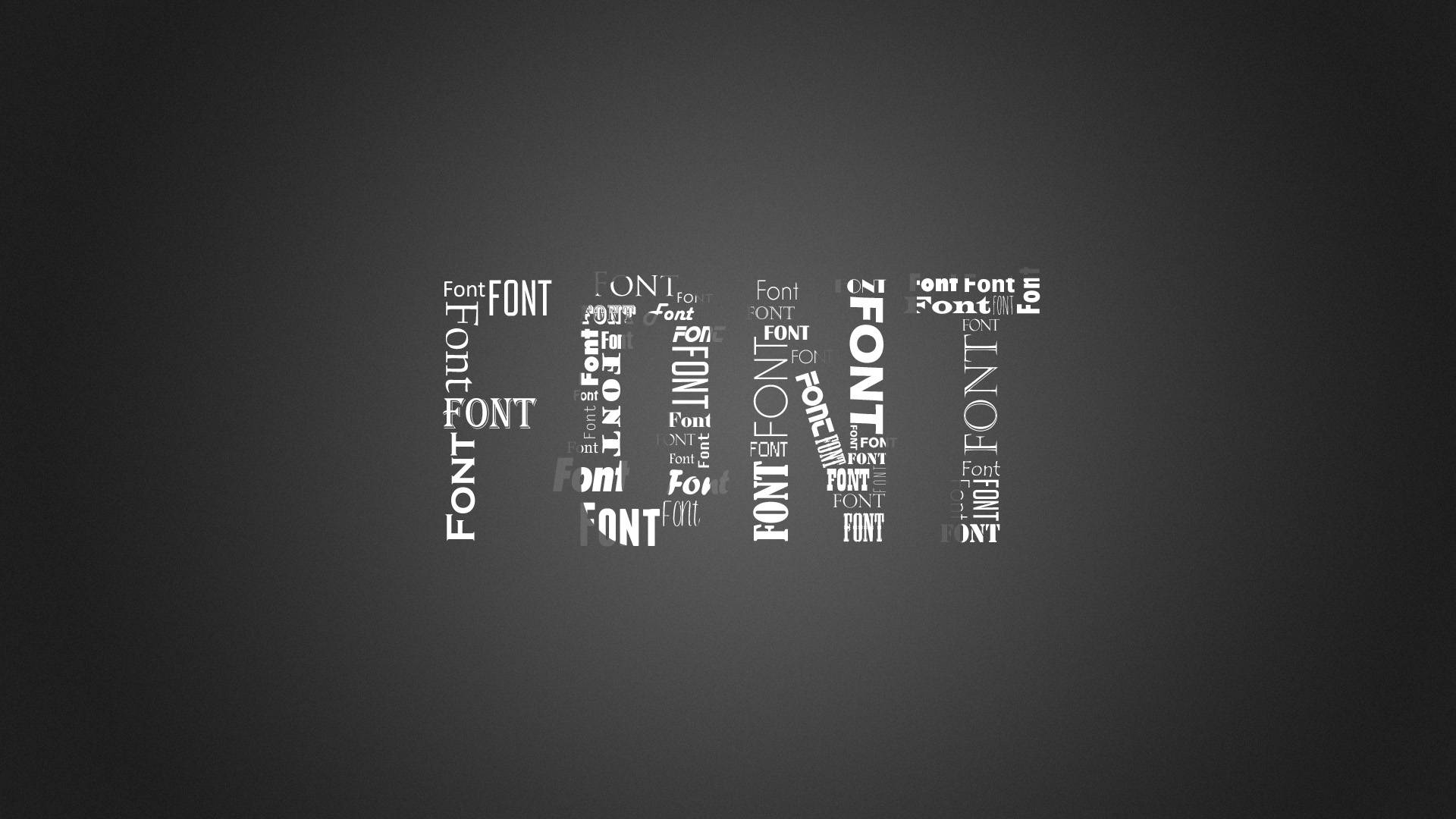 Font Calligram Art Wallpaper