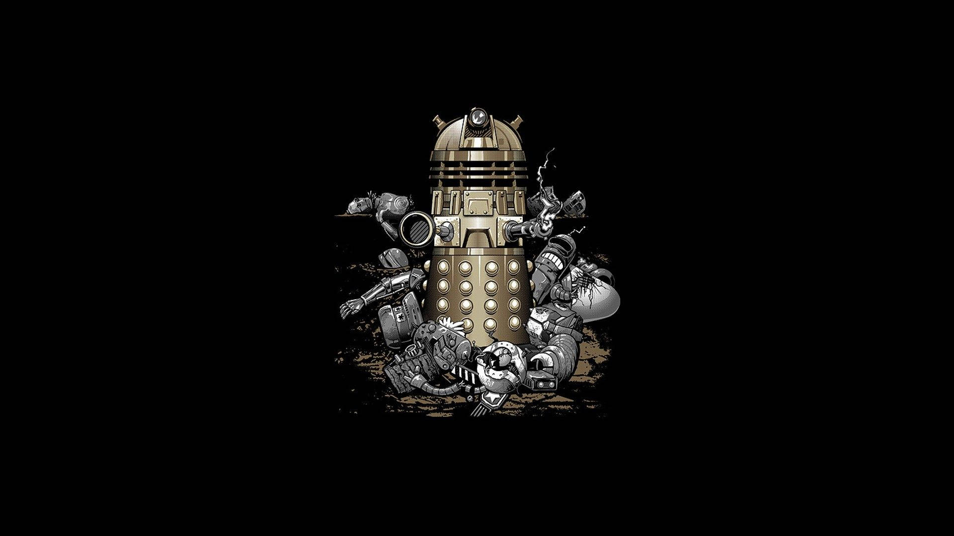 A Golden Dalek for the Doctor Wallpaper