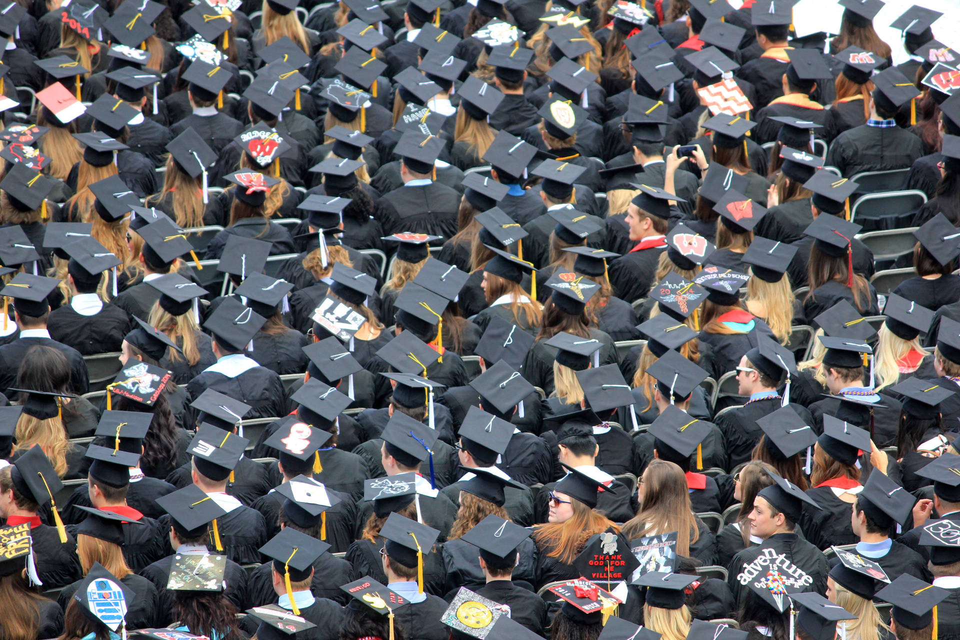 Examensceremoniför Studenter - Utbildning. Wallpaper