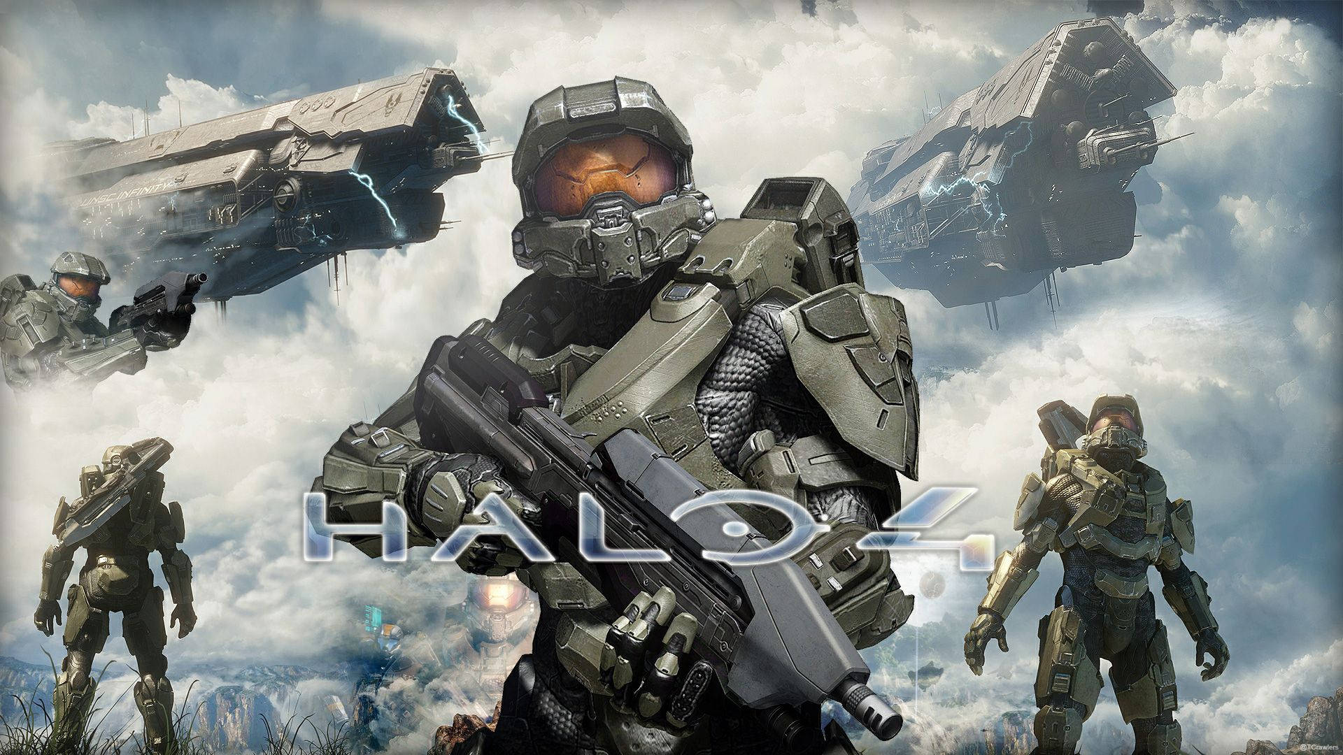 Halo4 Master Chief-plakat Wallpaper