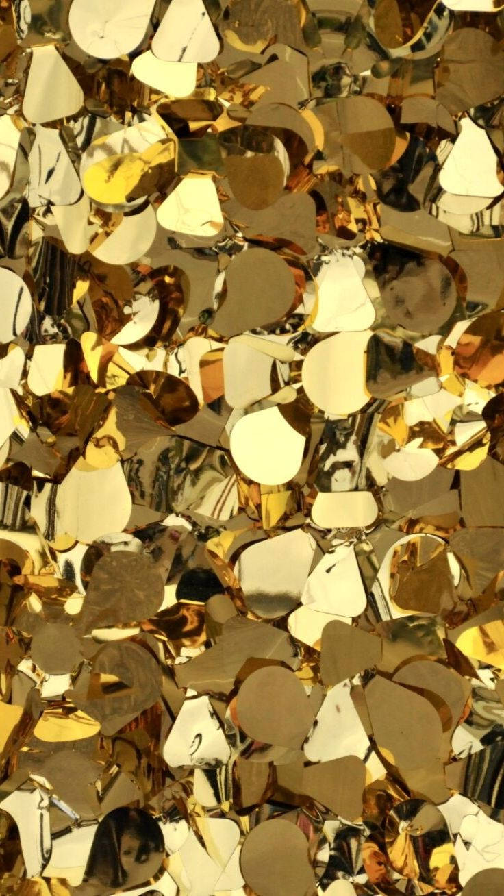 iPhone 12 Pro Max Gold Flakes Wallpaper