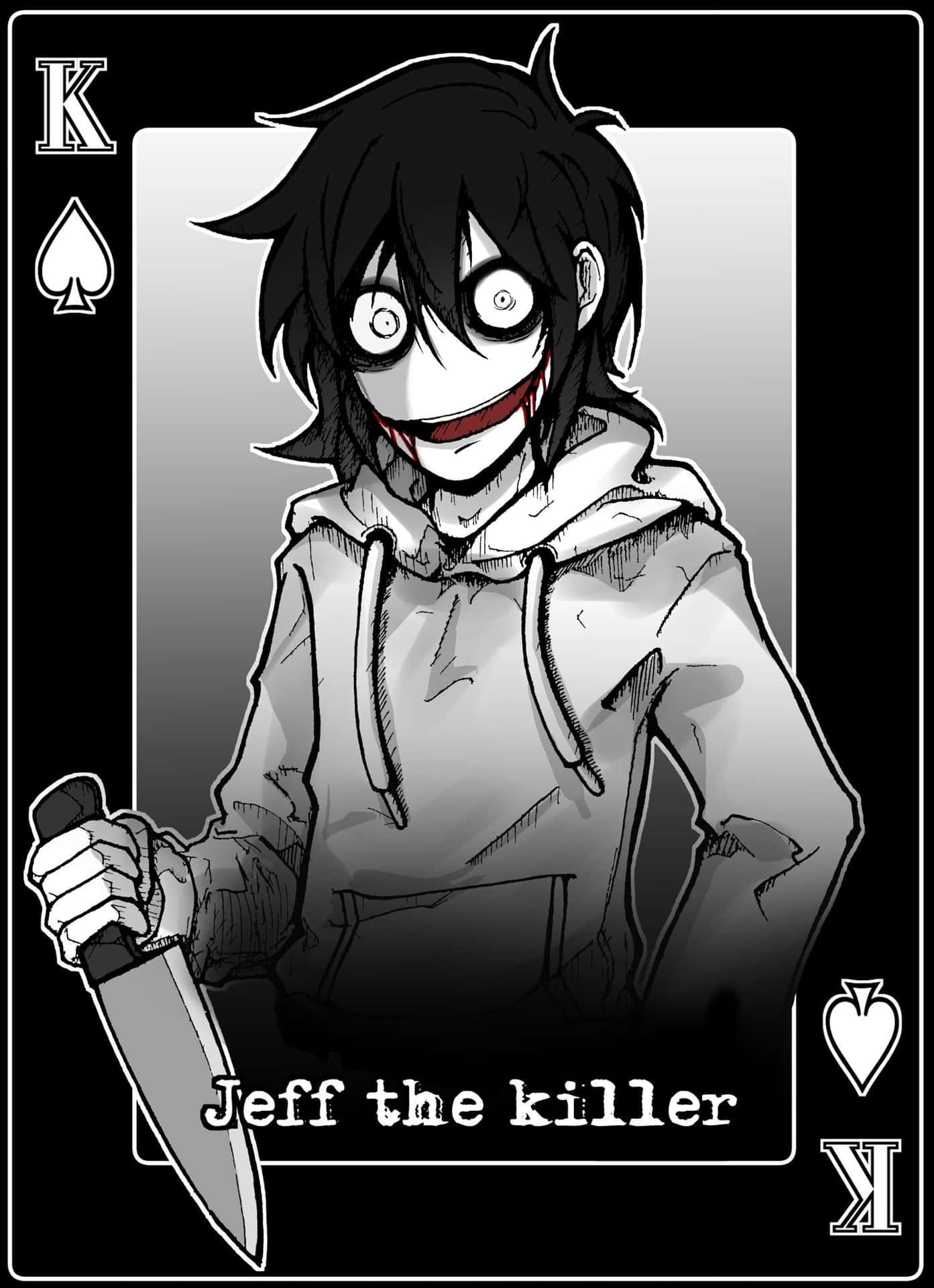 Jeffthe Killer Arte De Tarjeta