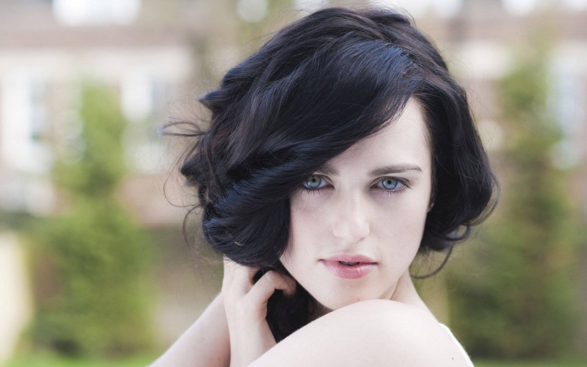 Katiemcgrath, Ojos Azules. Fondo de pantalla