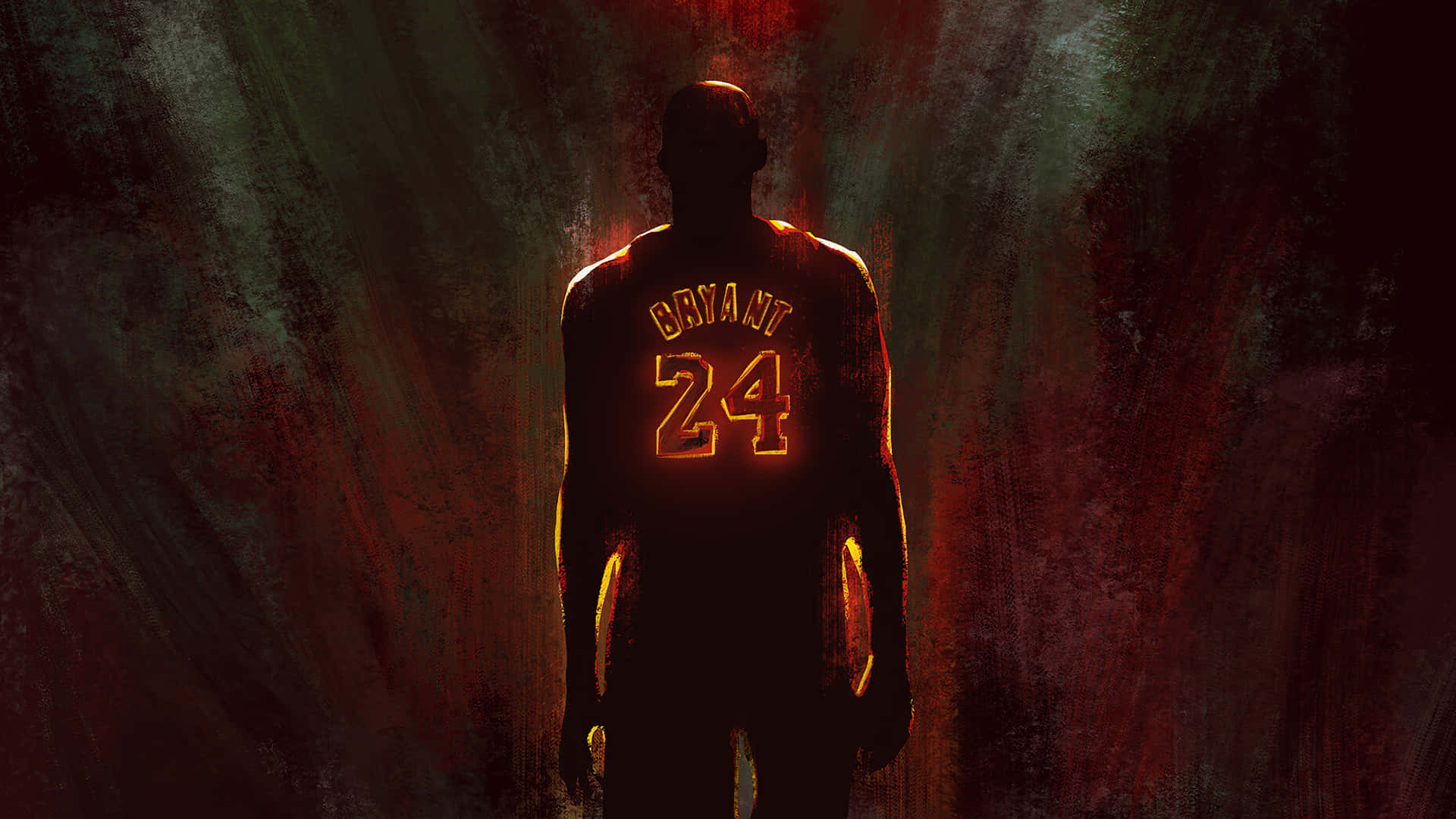 Kobebaloncesto Vista Trasera Fondo de pantalla