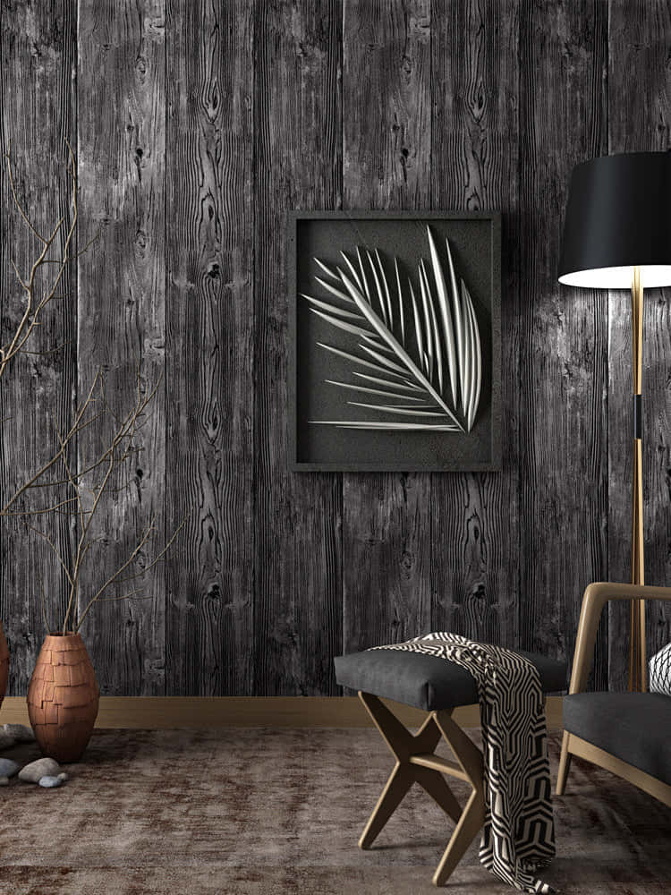 Lavish Wood Decor Wallpaper