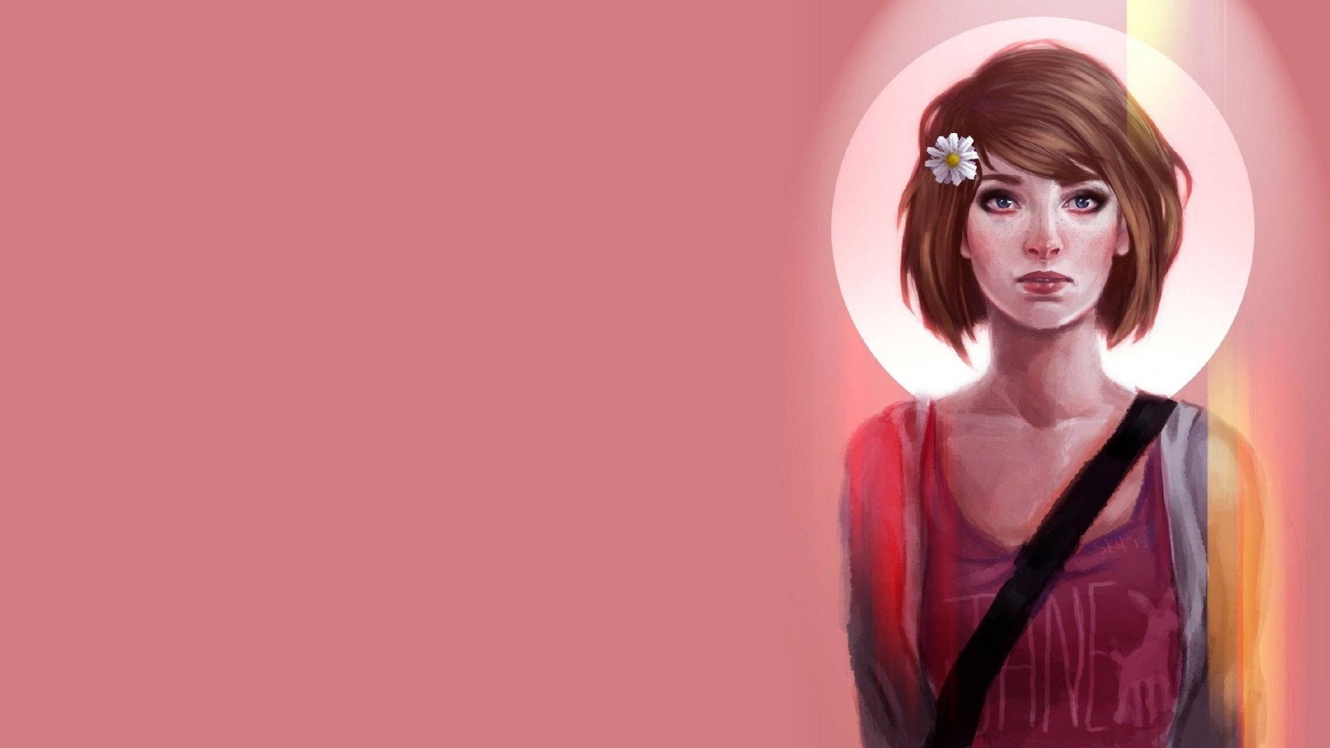 Max Caulfield pondering in Life Is Strange Wallpaper