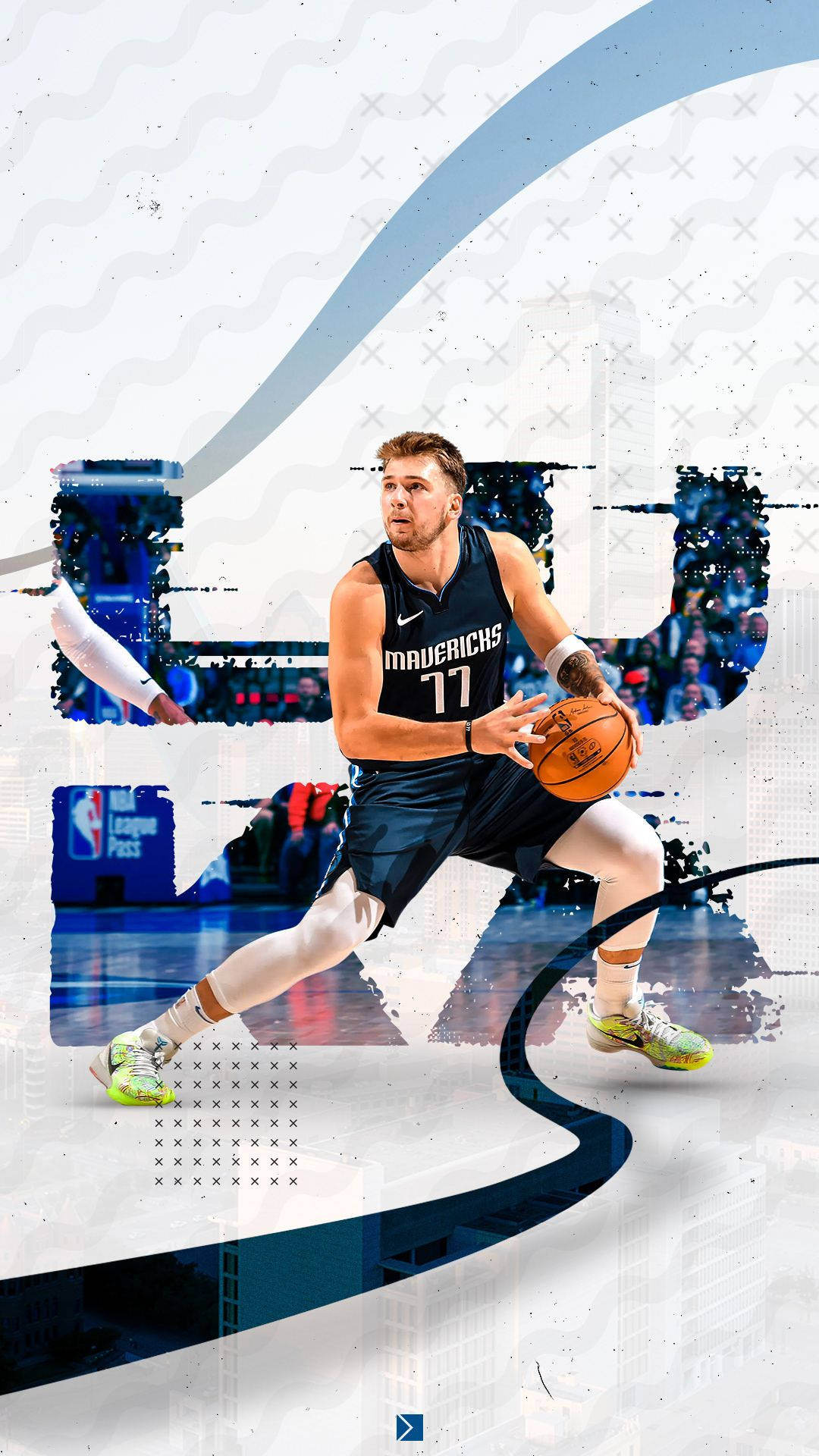 Luka Doncic Hardcore Art Wallpaper