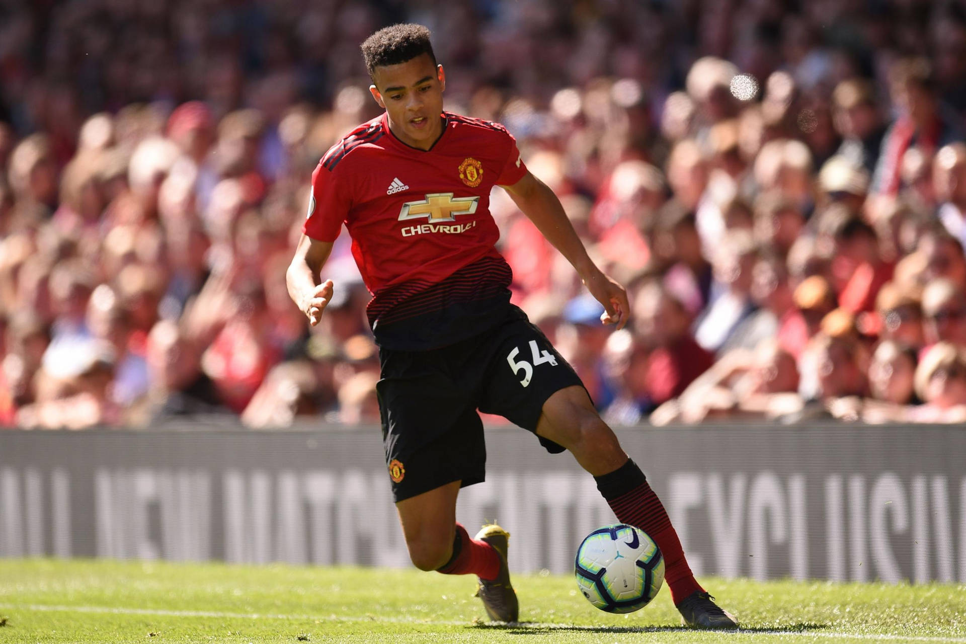 Masongreenwood Fotbollstema Wallpaper