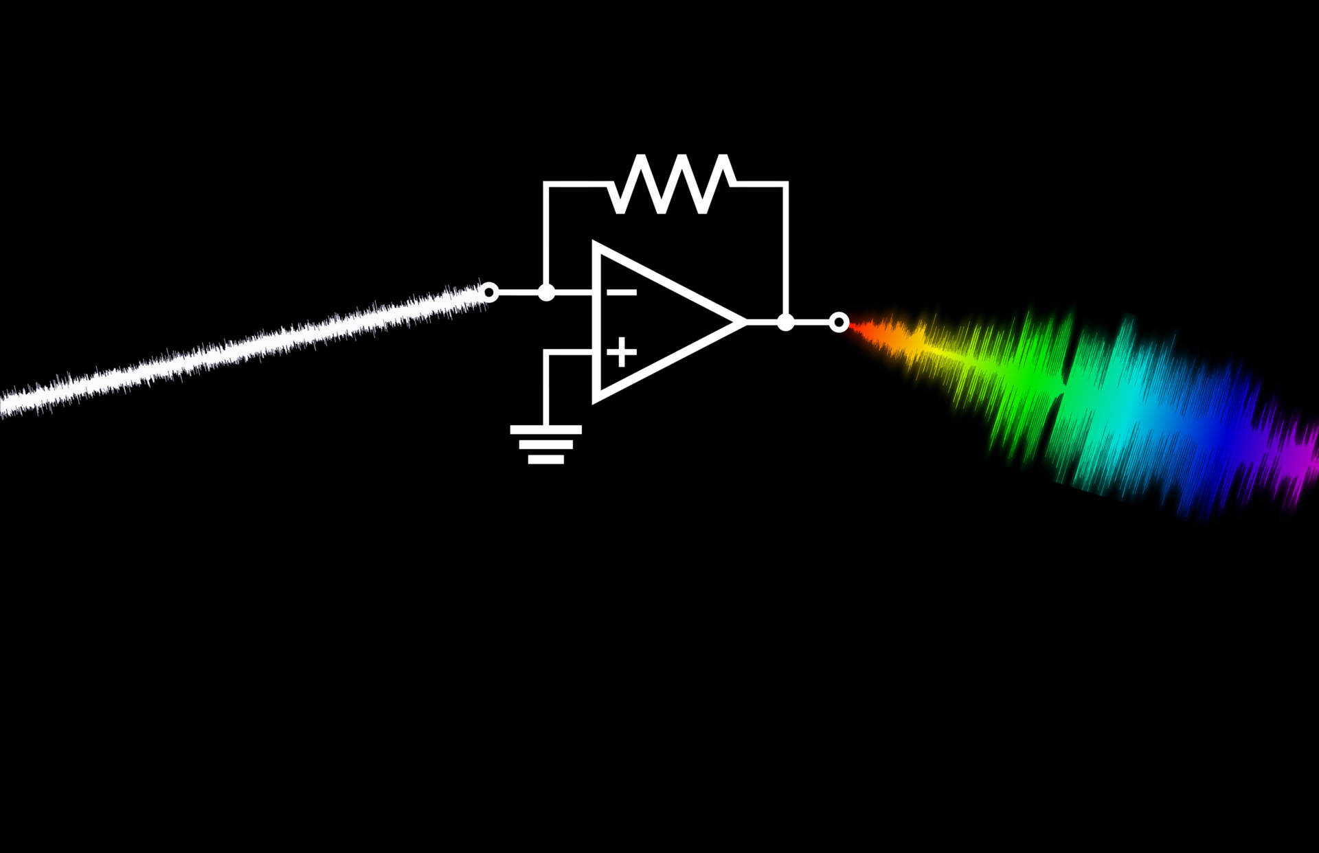 Caption: Intricate Mathematical Circuit Diagram Wallpaper