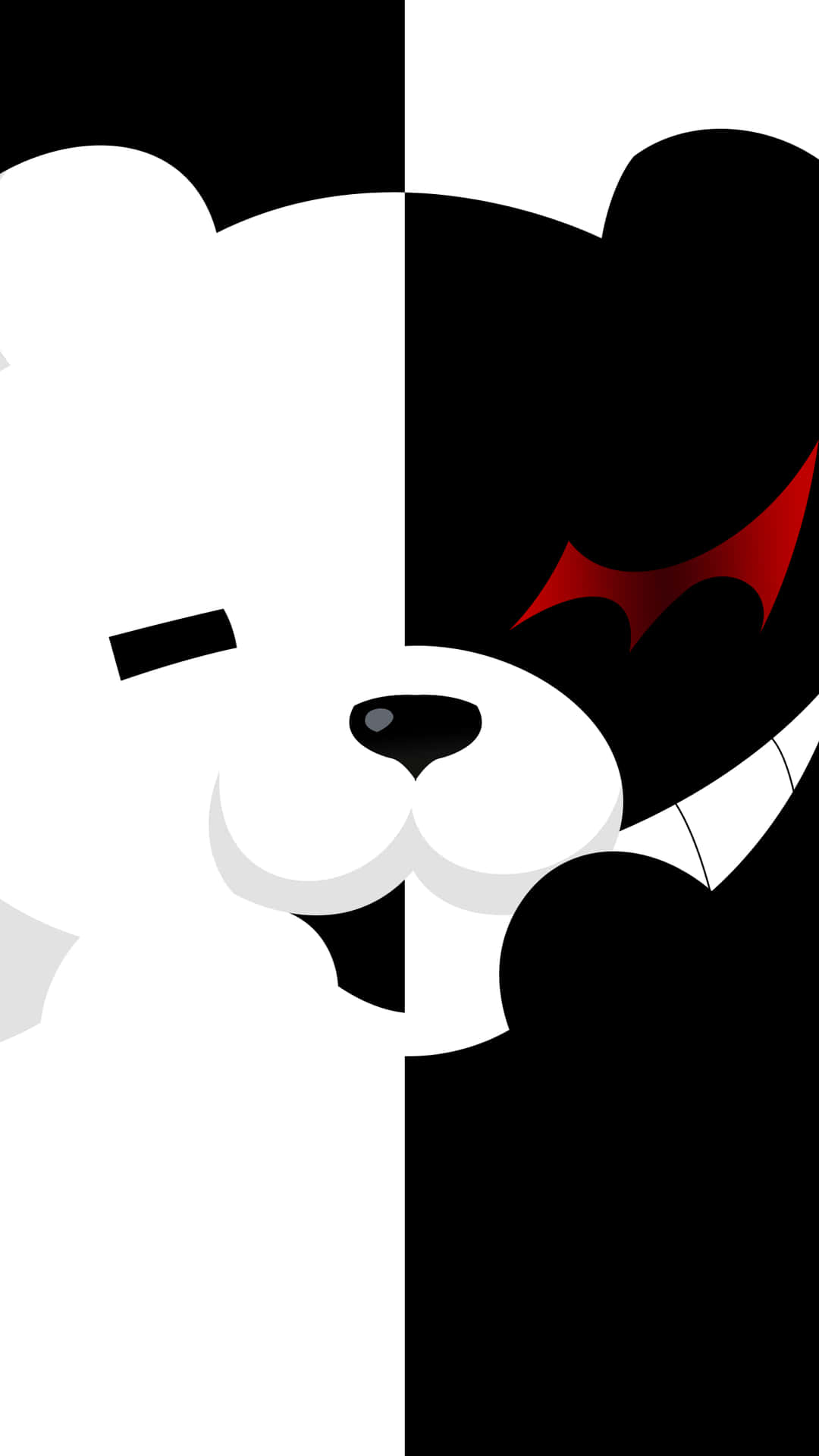 Monokuma Blood-red Demon Eye Wallpaper