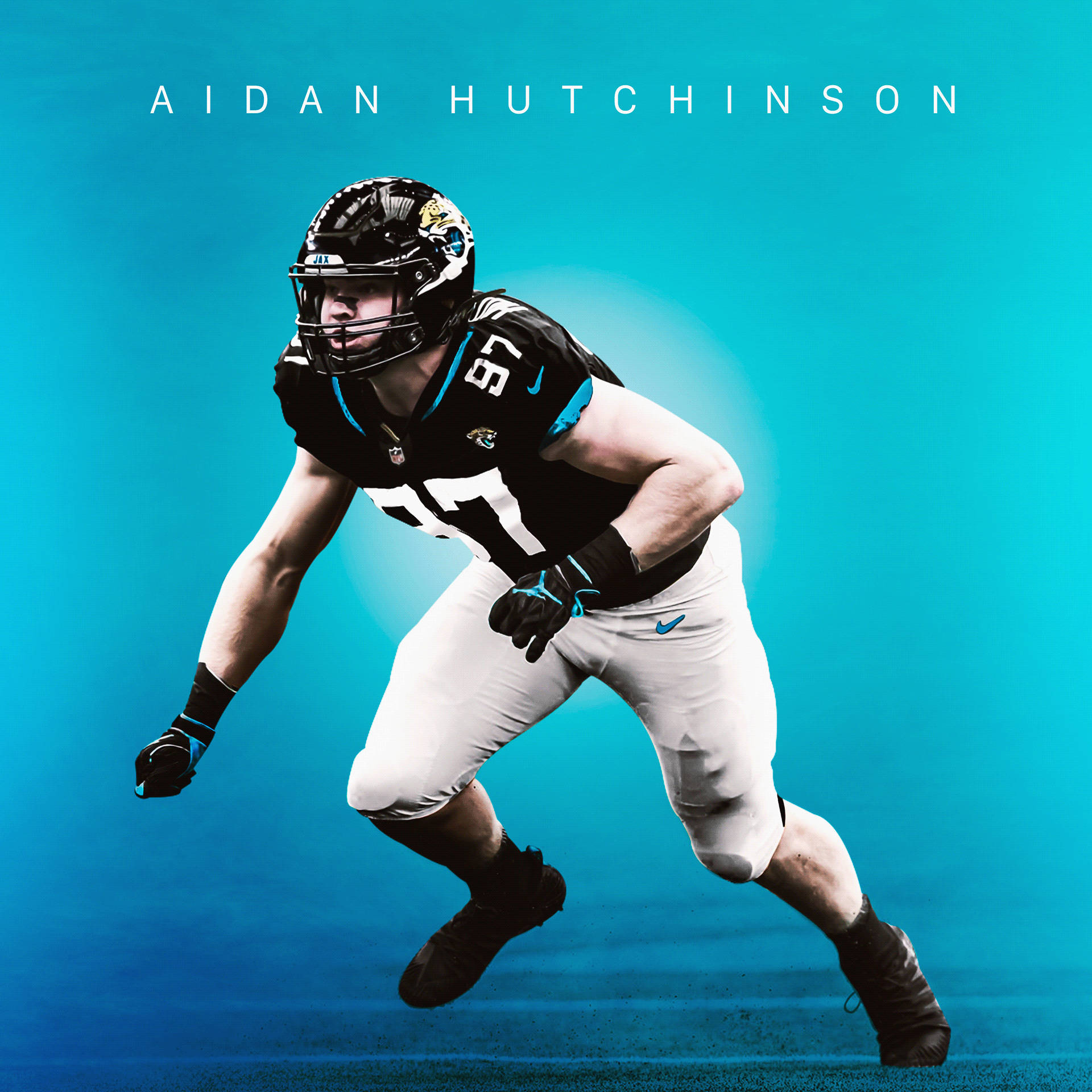 NFL Detroit Lions Player Aidan Hutchinson Wallpaper