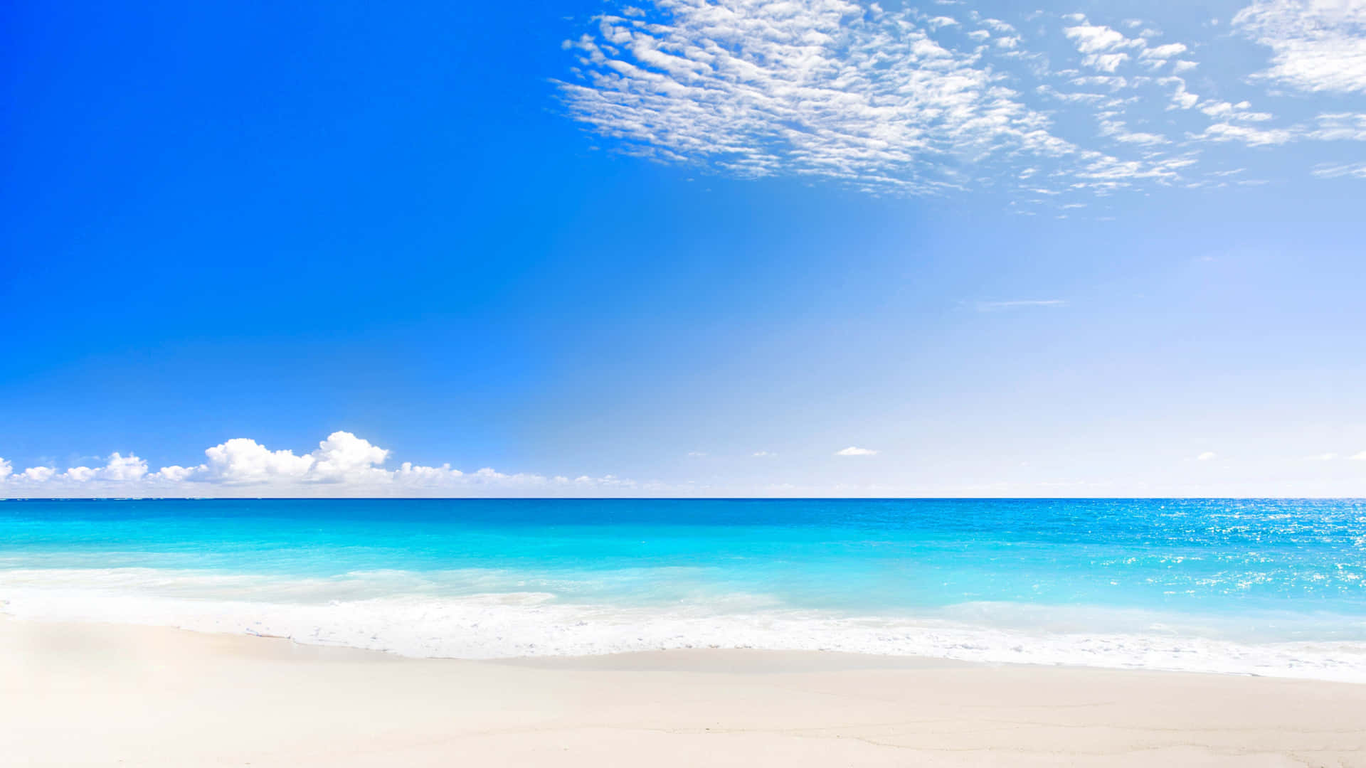 Bright Blue Ocean 4K iPad Wallpaper