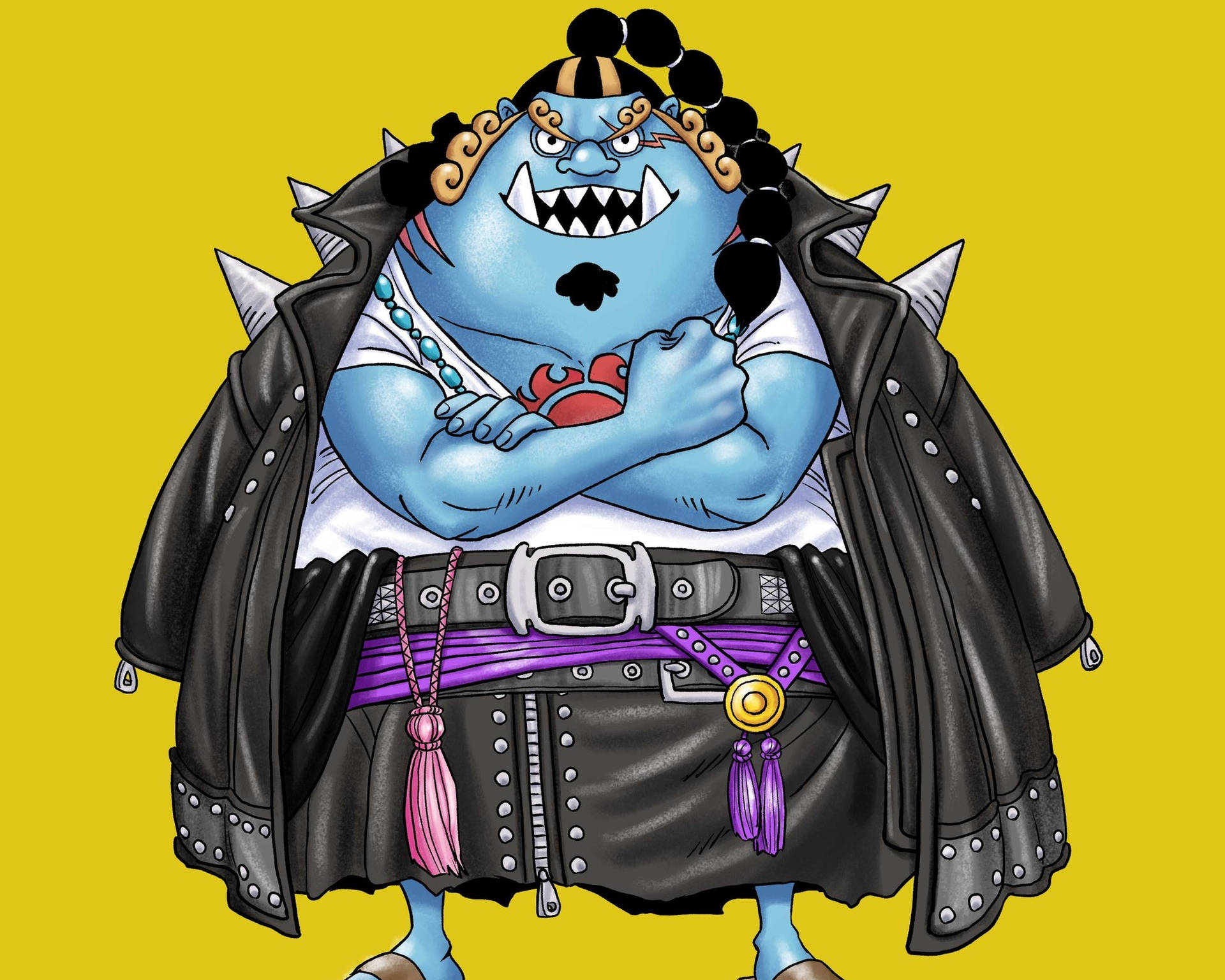 Enone Piece Pfp Med Tjocka Jinbe. Wallpaper