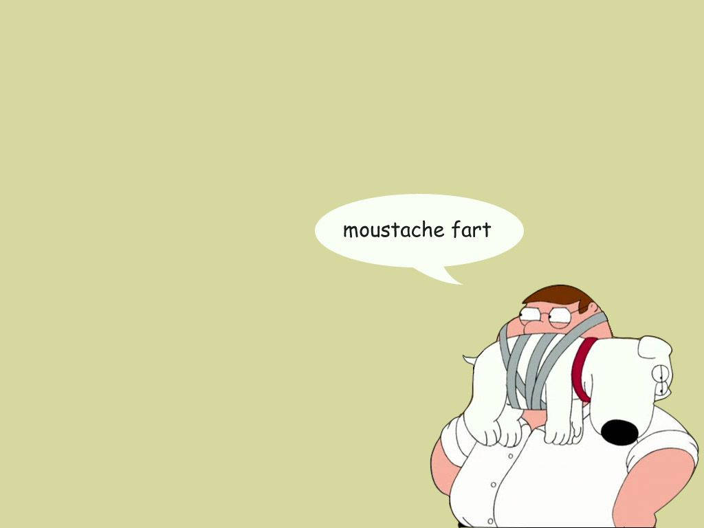 Peter Griffin Overskæg Fart Wallpaper