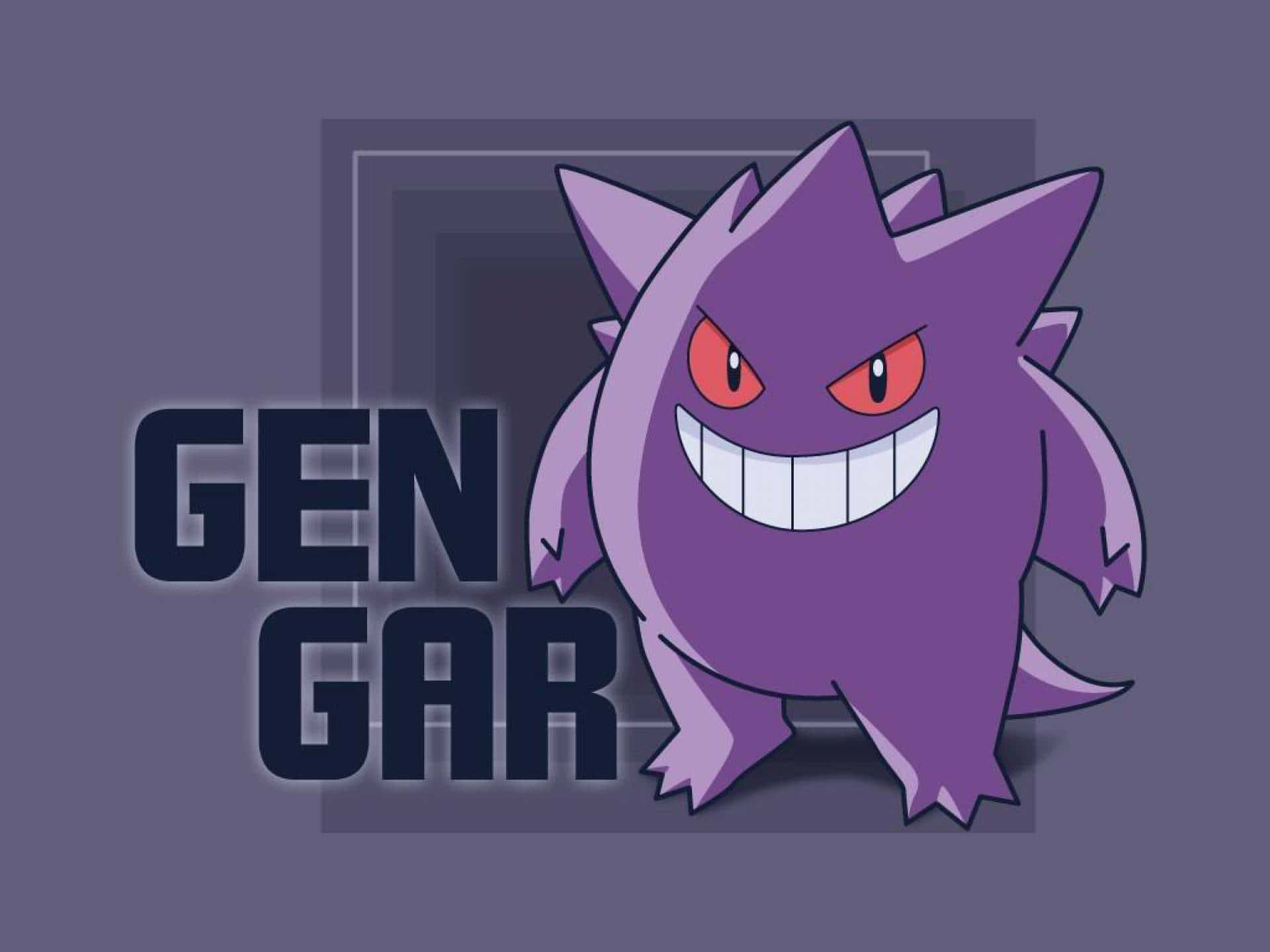 Gengarspökestypa Pokémon Estetisk. Wallpaper