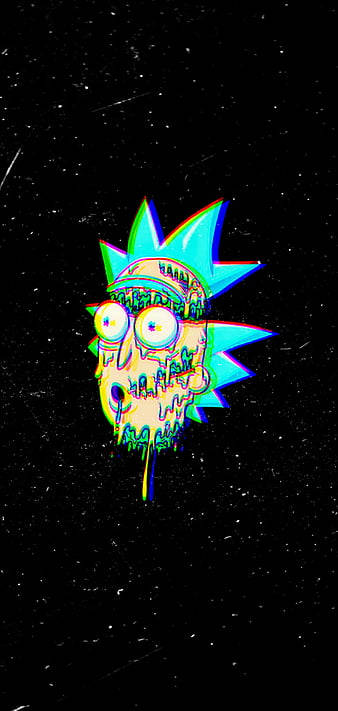 Rick And Morty Outer Space iPhone Wallpaper