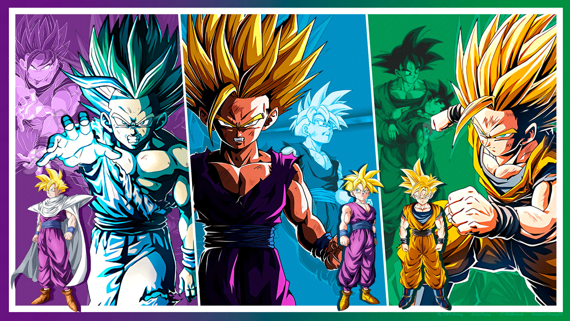 Augede Los Saiyans Fondo de pantalla