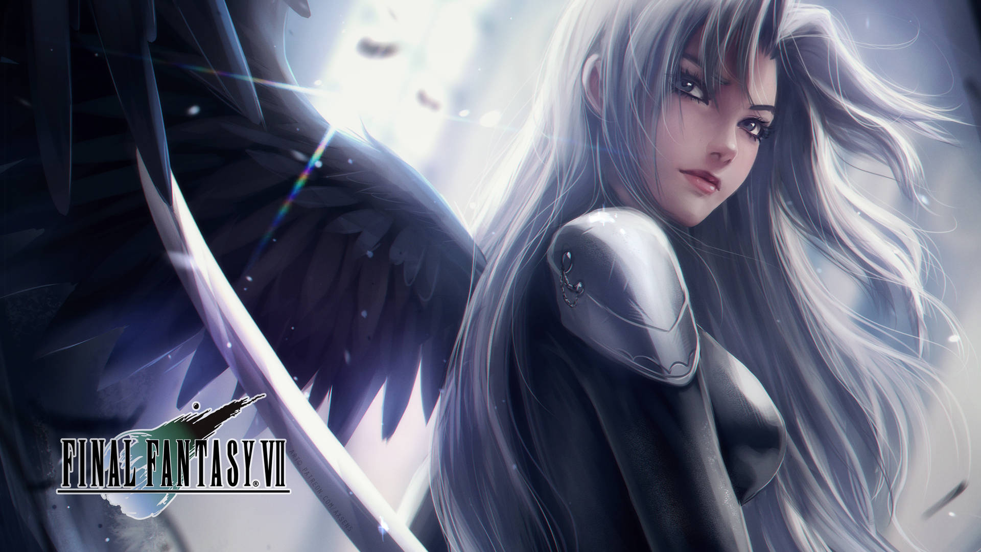 Sephiroth Female Version Illustration Wallpaper