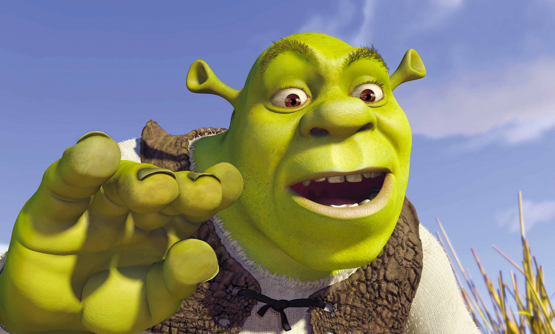 Shrek4k Candido Y Sorprendido Fondo de pantalla