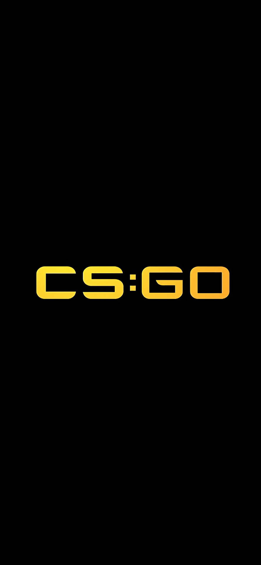 Simple CS GO Logo iPhone Wallpaper