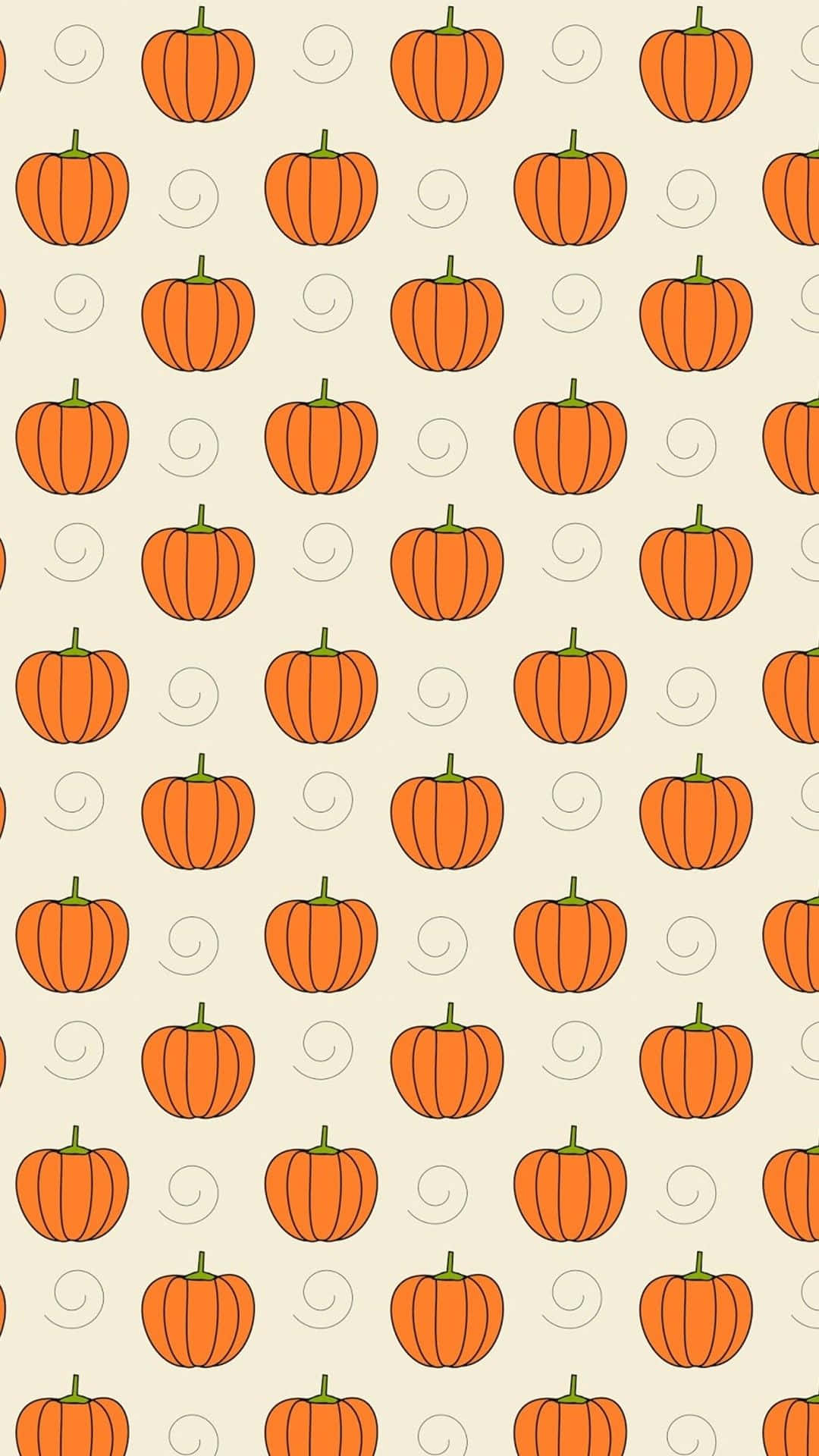 Enkle Halloween gede mønstre Wallpaper