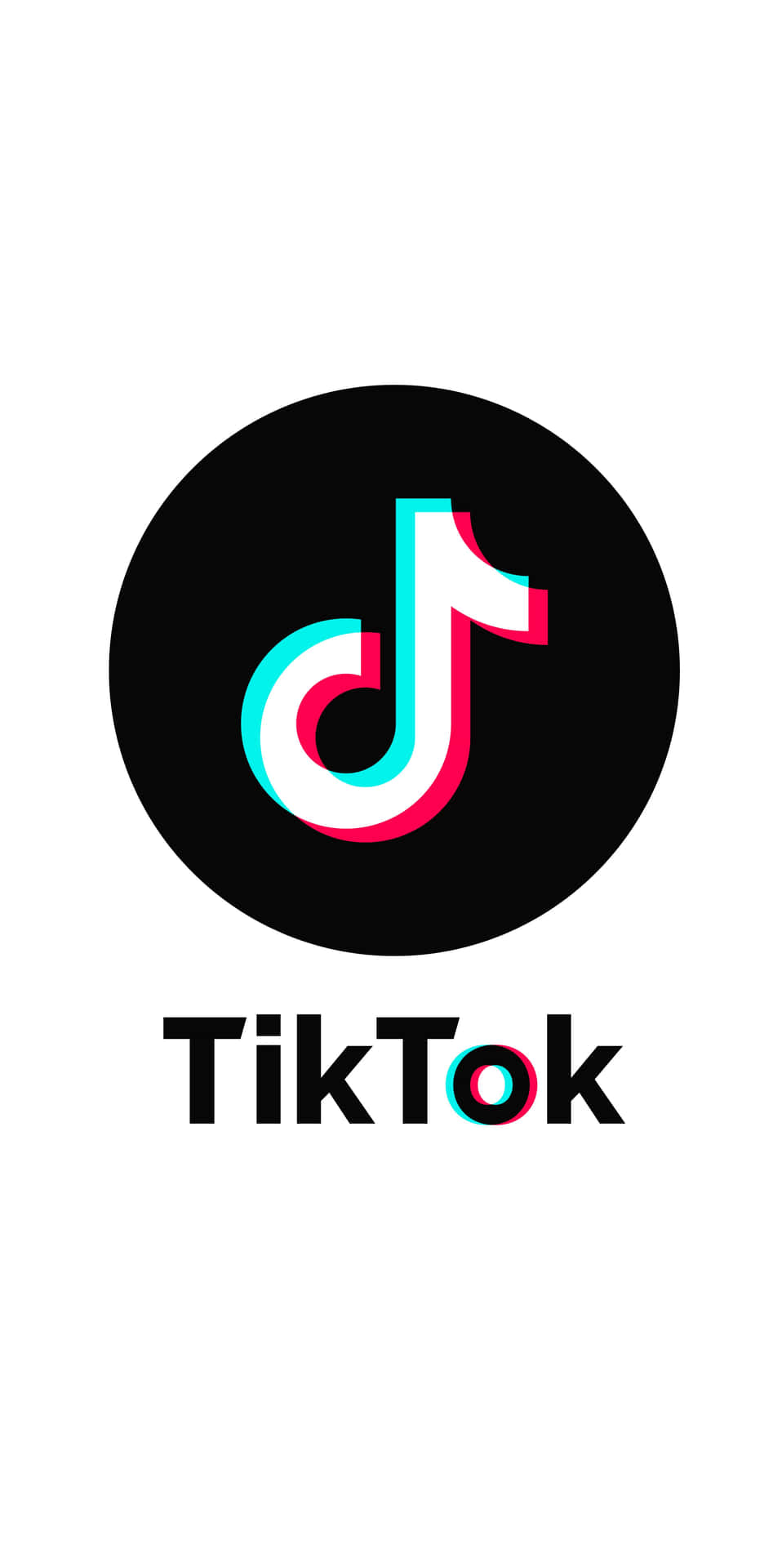 Classic TikTok Logo Wallpaper