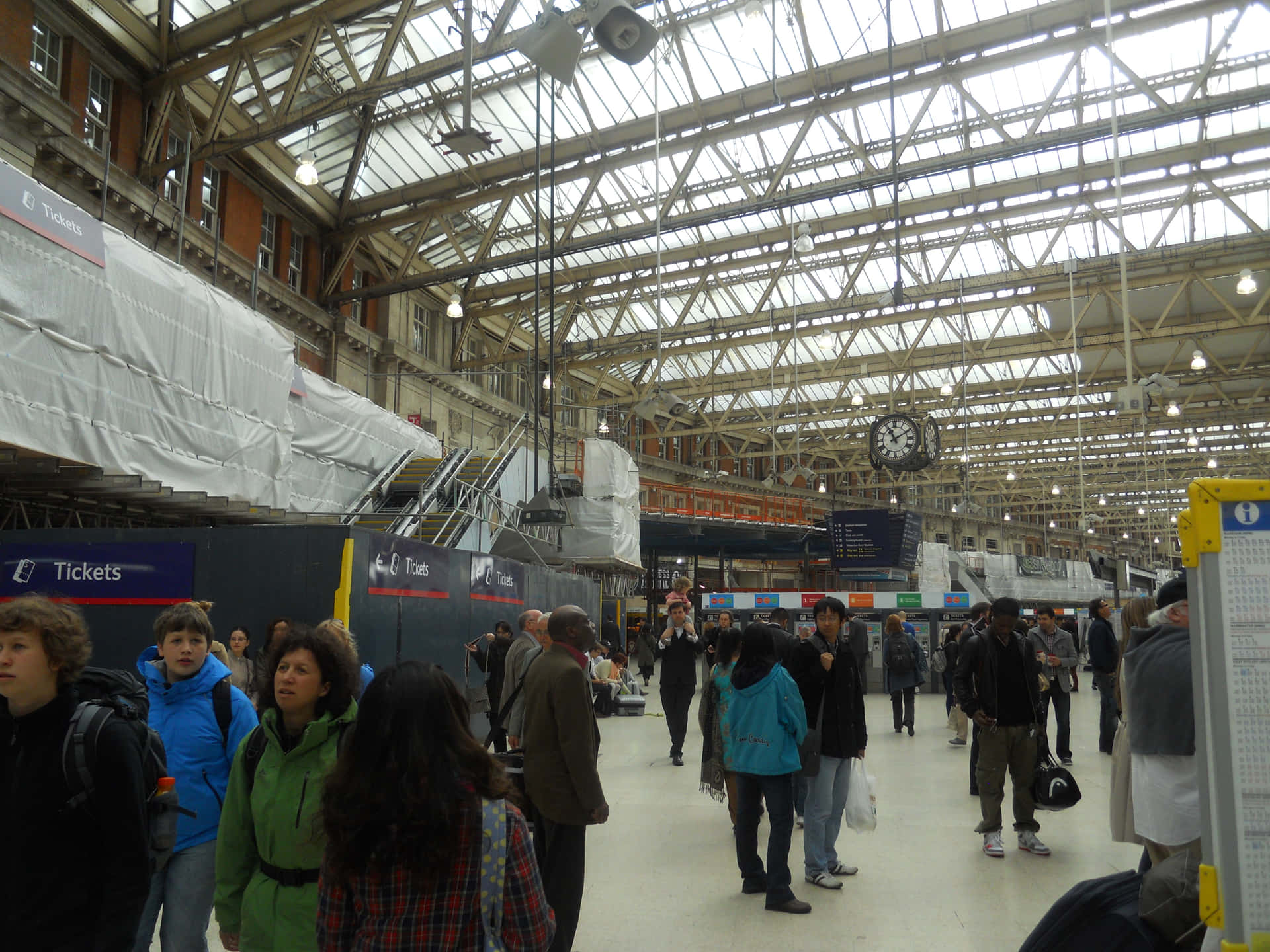 Waterloo Station Under Construction Wallpaper