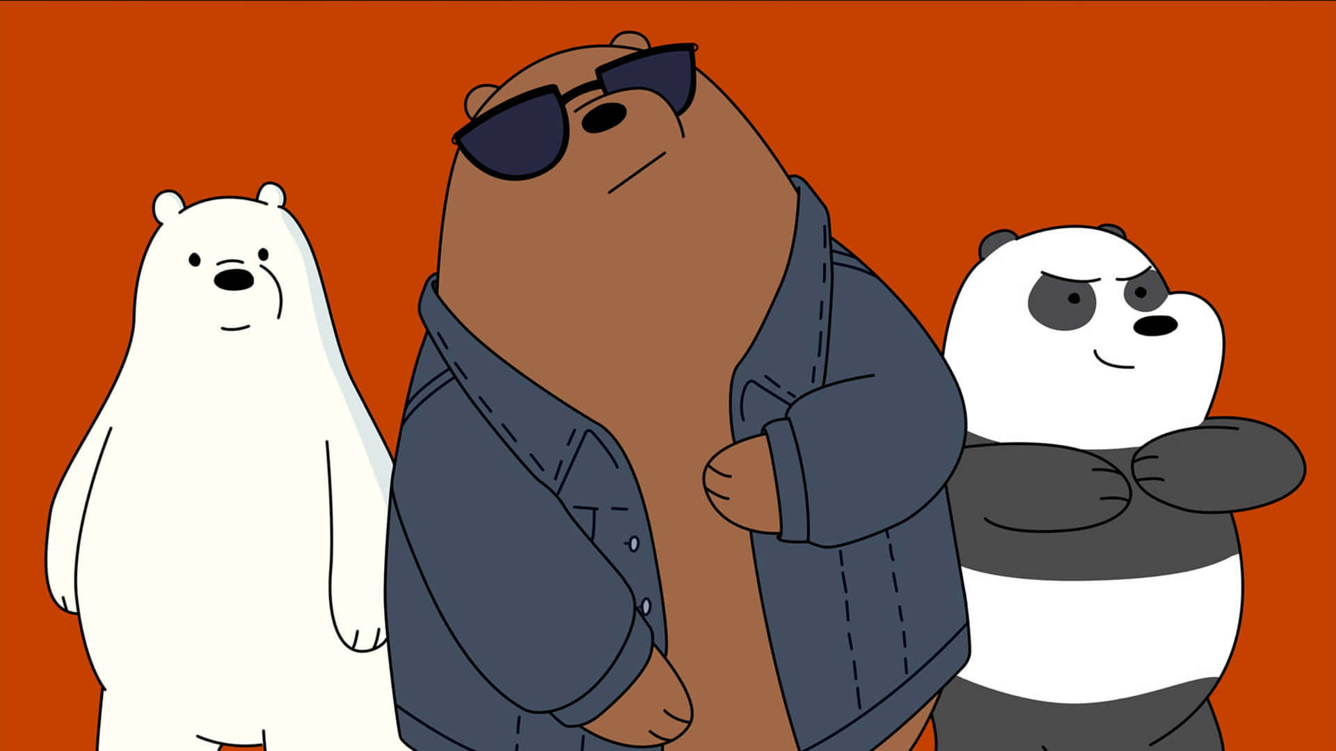 Vi Bare Bears Cartoon PFP Tapet Wallpaper