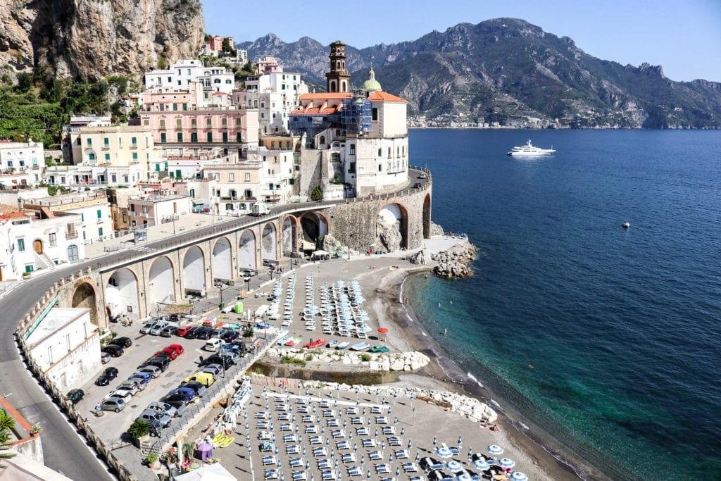 Photo overlooking Atrani, Italy