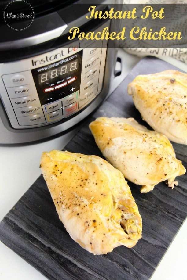 Instant Pot Poached Chicken