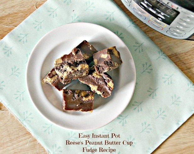 Easy Instant Pot Reese's Peanut Butter Cup Fudge Recipe