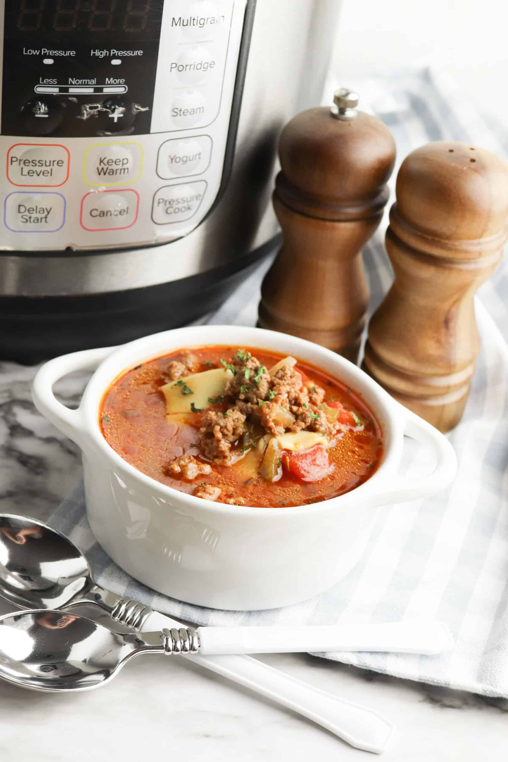 Instant Pot Lasagna Soup