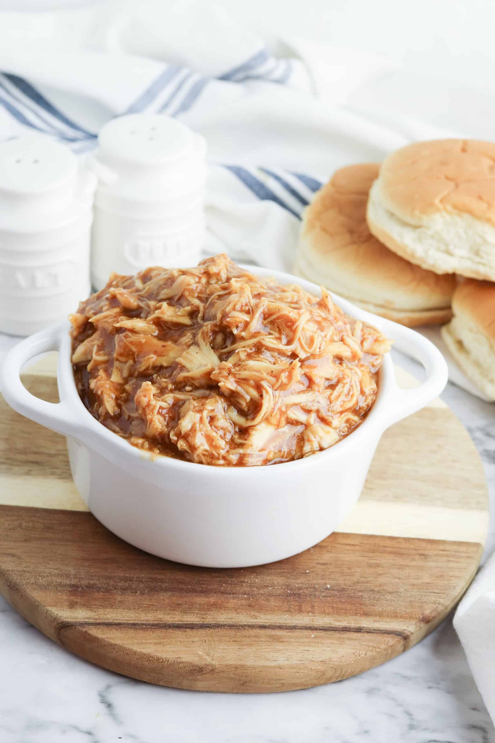 Crockpot BBQ Shredded Chicken