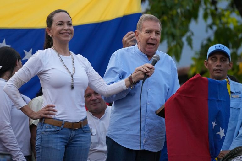 Mariana Corina Machado and Edmundo González Urrutia