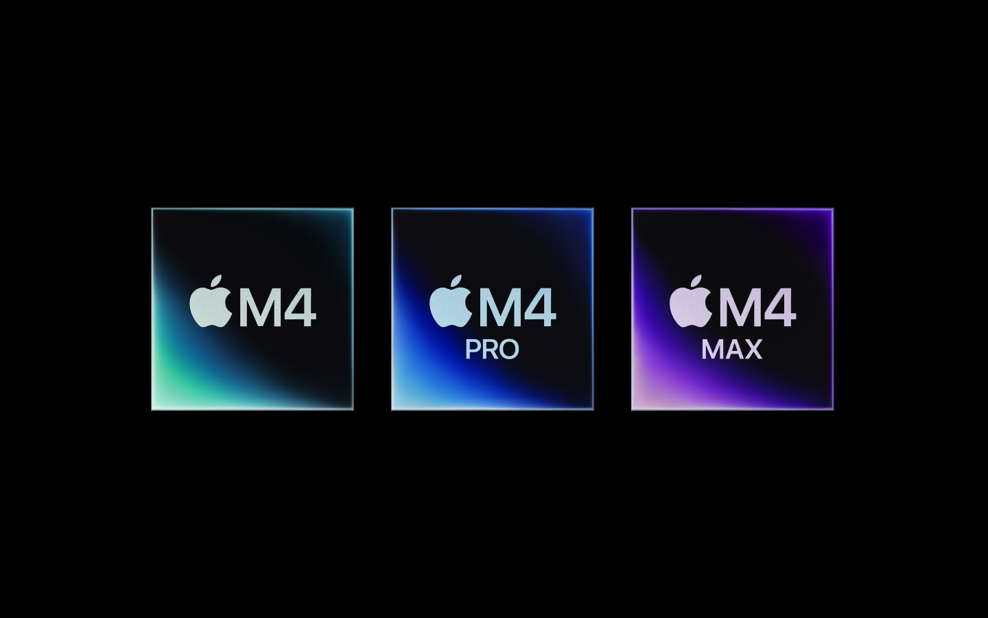 M4, M4 Pro and M4 Max chips