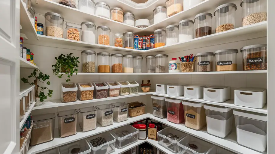 Use Clear Storage Containers