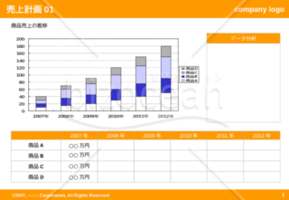 売上計画01（Orange）