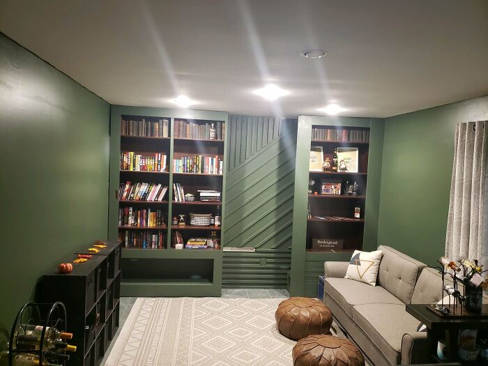 Been Working From Home A Lot Lately And Needed A Way To Close Off The Room During Calls And Stuff. Since My Wife Loves Reading, I Thought This Not-So-Secret Bookcase Door Would Be Perfect For The Job